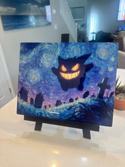 11”x14” gloss metal Pokémon gengar