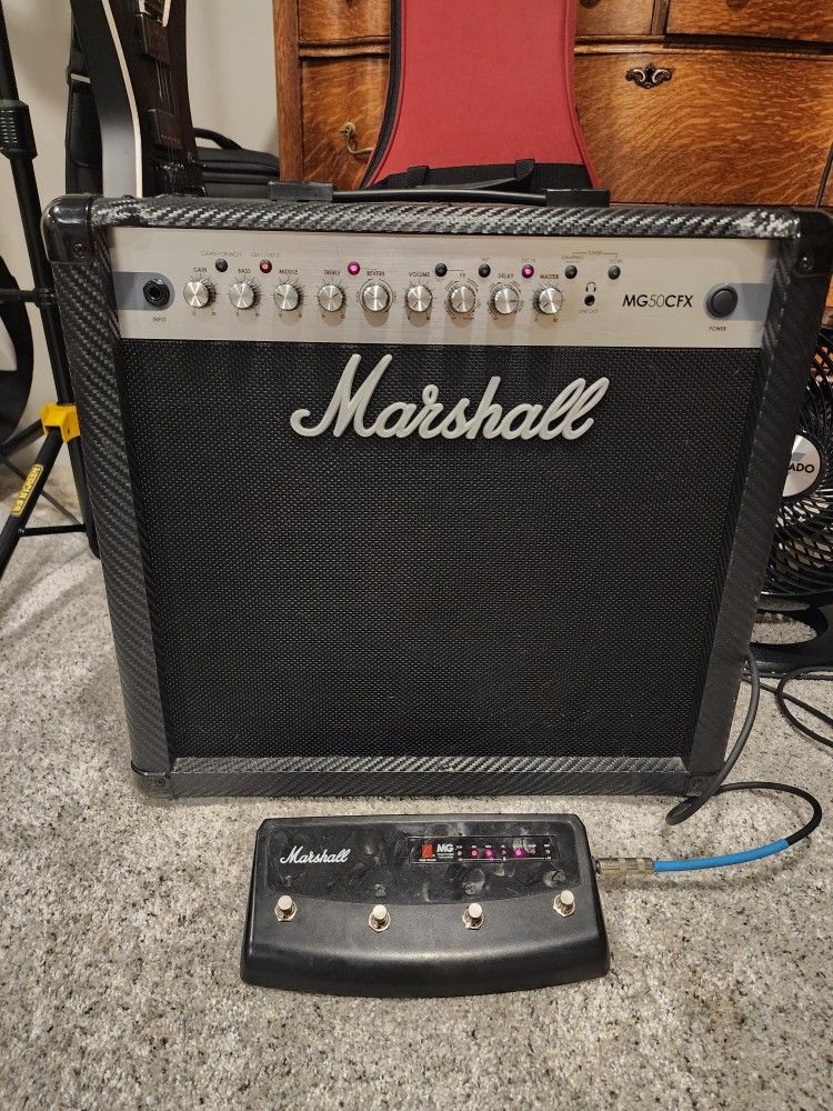 Marshall MG50DFX Guitar Combo Amplifier (50 Watts, 1x12 in.)