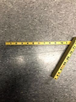 Ridged 6’ Fiberglass Rule