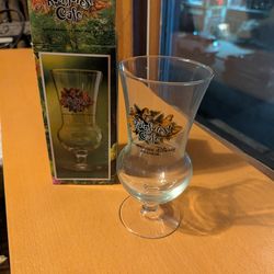 Rainforest Cafe glass Downtown Disney Anaheim New in box NIB 8" tall