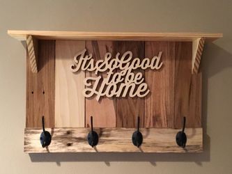 Welcome Sign | Coat Rack | With Hooks | Country Decor | Entryway Coat Rack | Entryway Decor | Wood Sign | Farmhouse Decor | Rustic Decor