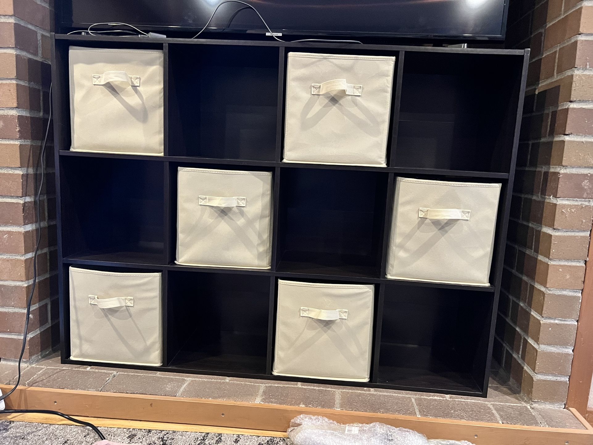 Cubical Shelf Organizer + Fabric Drawers