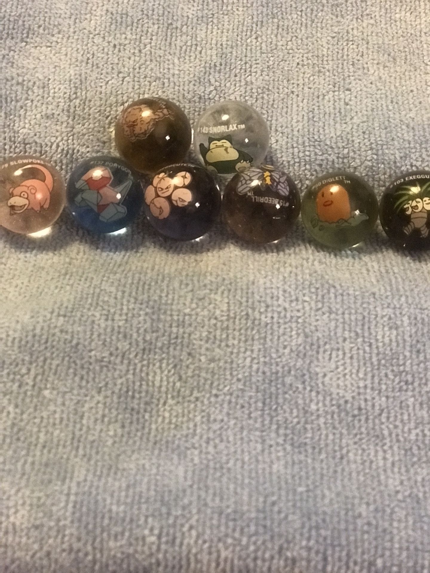 Pokemon Marbles And Cards
