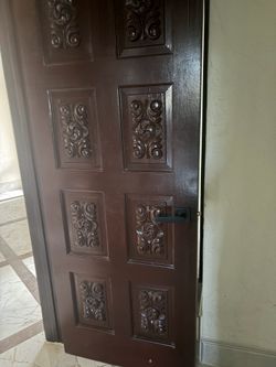Real wood door