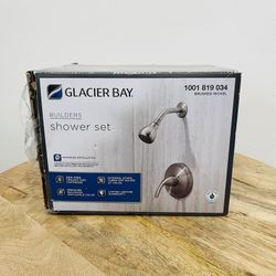Glacier Bay Brushed Nickel Shower Set