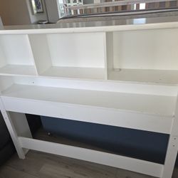 FREE Full Size Bedframe, Bookshelf Headboard, 8 Drawer Storage