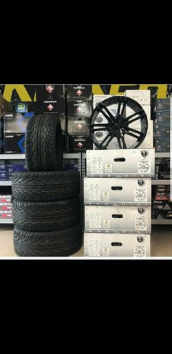 Wheel and tires package deals