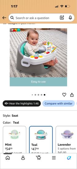 Baby Floor Seat with Activity Tray