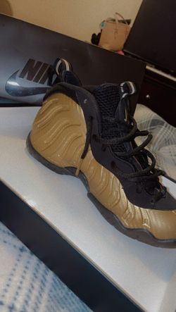 Foamposites Black And Gold Size 6Y