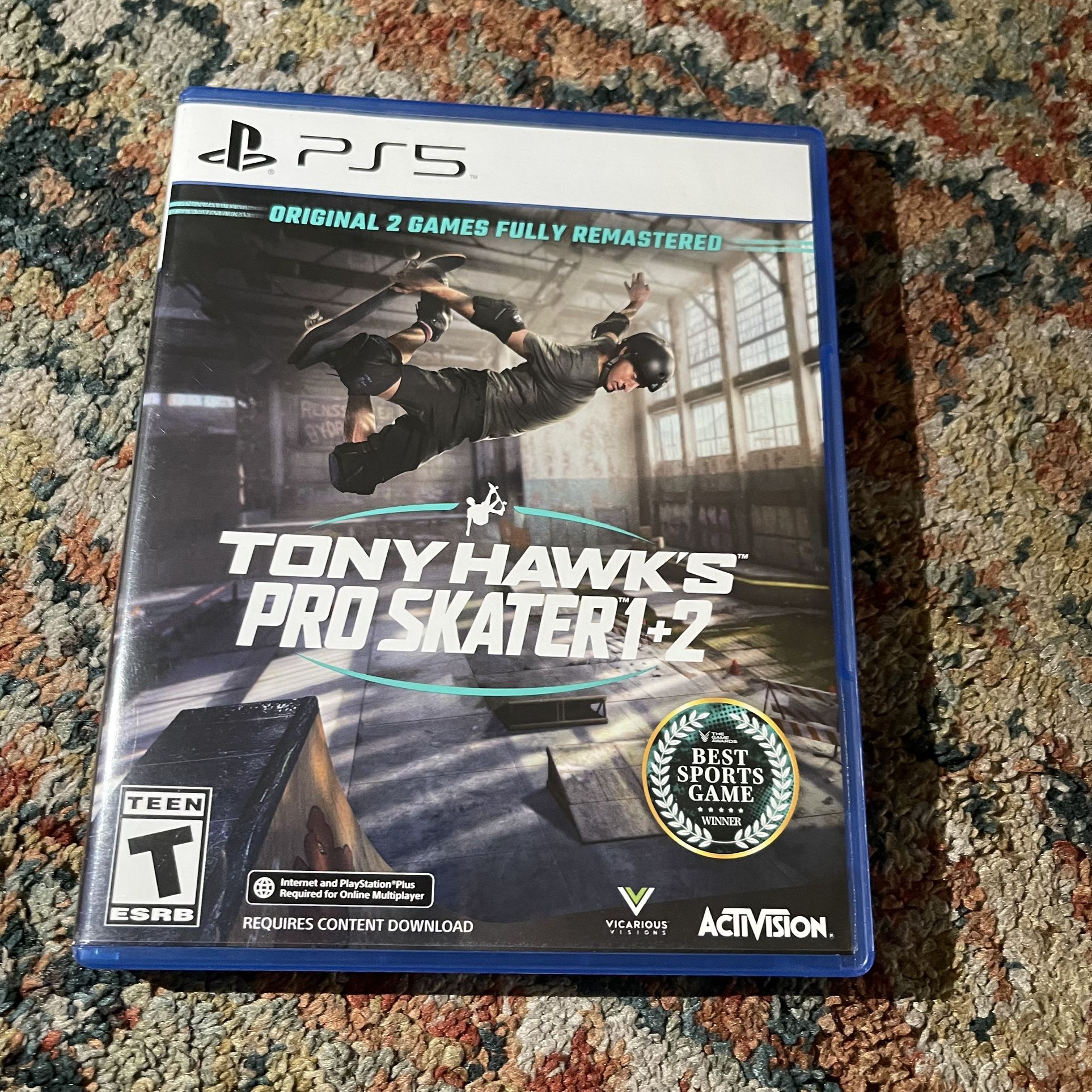 Tony Hawk Pro Skater 1 + 2 For Ps5