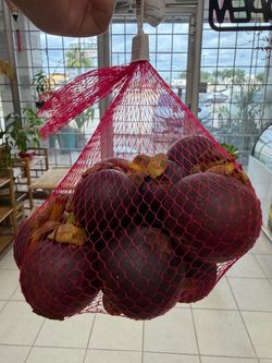 Fresh Mangosteens in Net Bag
