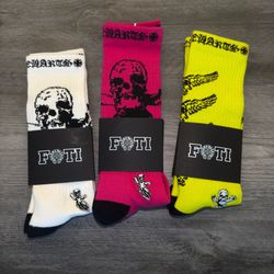 Chrome Matty Boy Socks $50