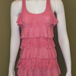 Color Story Ruffled Tank Top