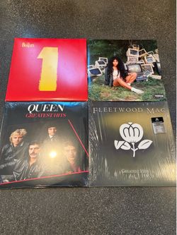 Vinyl records set of 4