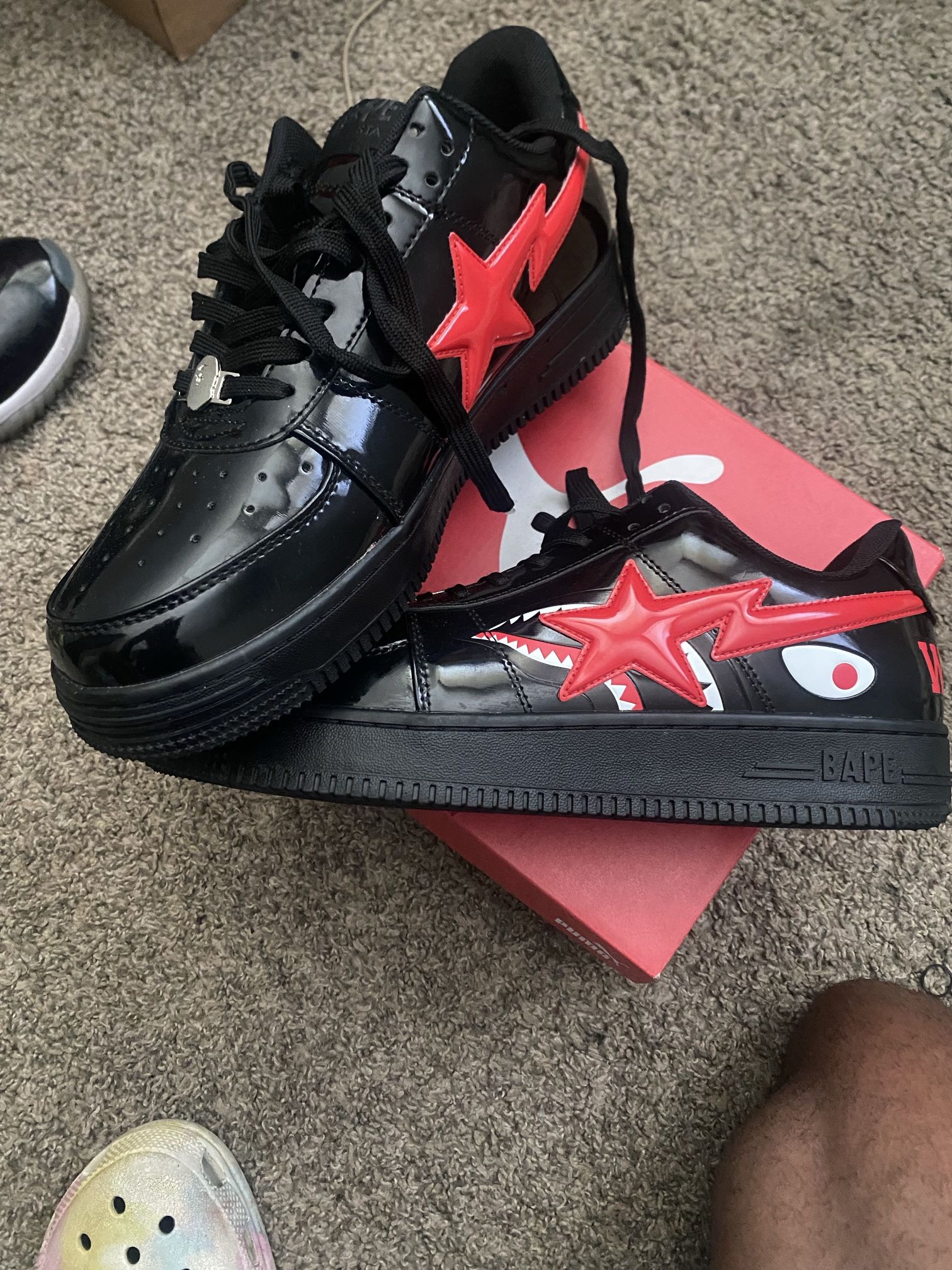 Sharkmouth Bapes Shoes