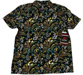 Akademiks Floral Pattern Button Down SS Shirt
