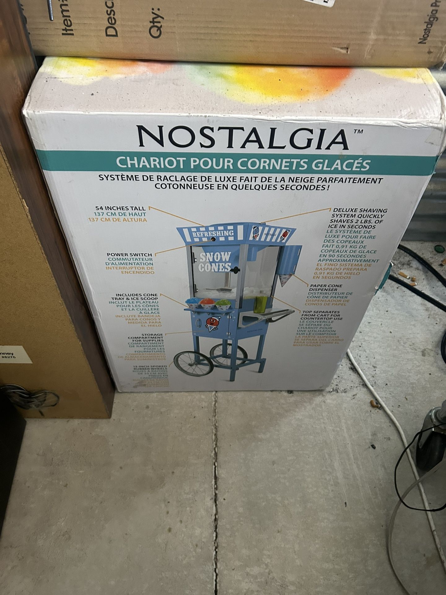 Snowcone And Popcorn