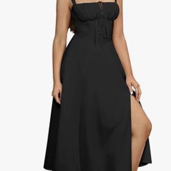 Size Small And Large Black Dress Corset