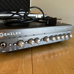 Genzler Amplification ba410-3 1000w 4Ohm Bass Cabinet And Magellan Amp Head 400W 8-Ohm
