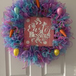 Easter Wreath Holiday Blessings