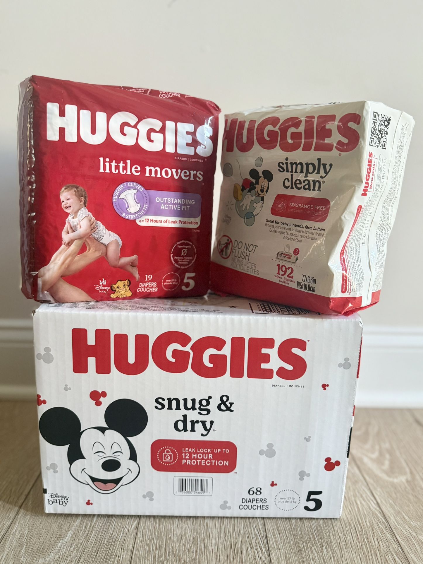 Huggies Diaper Bundle Size 5