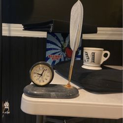 Clock And Quill Writing Set 