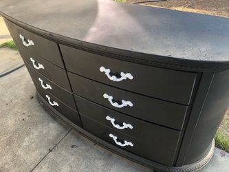 Black dresser
