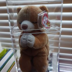 TY BEANIE BABY Hope The Praying 🙏 Bear Golden Brown 1999 