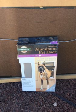 Pet safe dog door