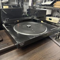 Sony Ps-Ix520 Turntable Stereo System Record Player Linear Tracking Good in Working Condition 