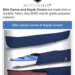 Kayak & Canoe Cover - New - Up To 16’ (Navy)
