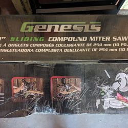 Genesis GMSDR1015LC 10" Sliding Compound Laser Miter Saw