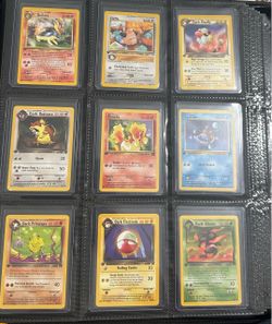 1st edition vintage Pokemon cards