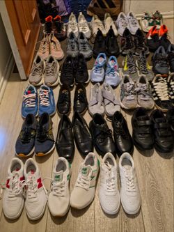 Large Lot of Mixed Men's Shoes