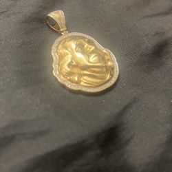Gold Diamond Pendant 