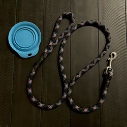 Pet Bundle, Includes One Collapsable Water/Food Dish and One 60-in. Hook-Leash.