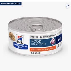 Hill’s z/d Prescription Wet Cat Food – 22 Cans