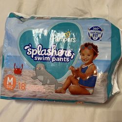 Pampers Splashers 18 Pack Sz Med