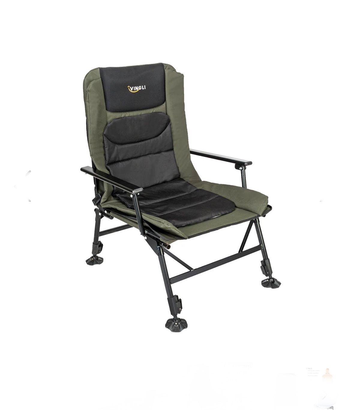 VINGLI Foldable Adjustable Reclining Fishing Chair