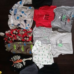 boys 24 month lot clothes onsies pjs pants