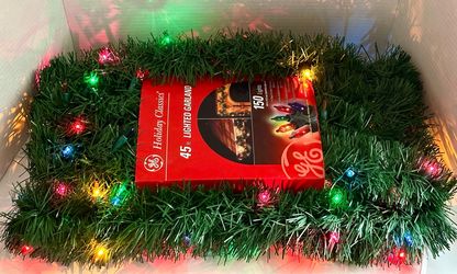 General Electric “Holiday Classics – 45 Feet Lighted Garland”