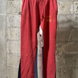 GALLERY DEPT FLARES SWEATPANTS RED