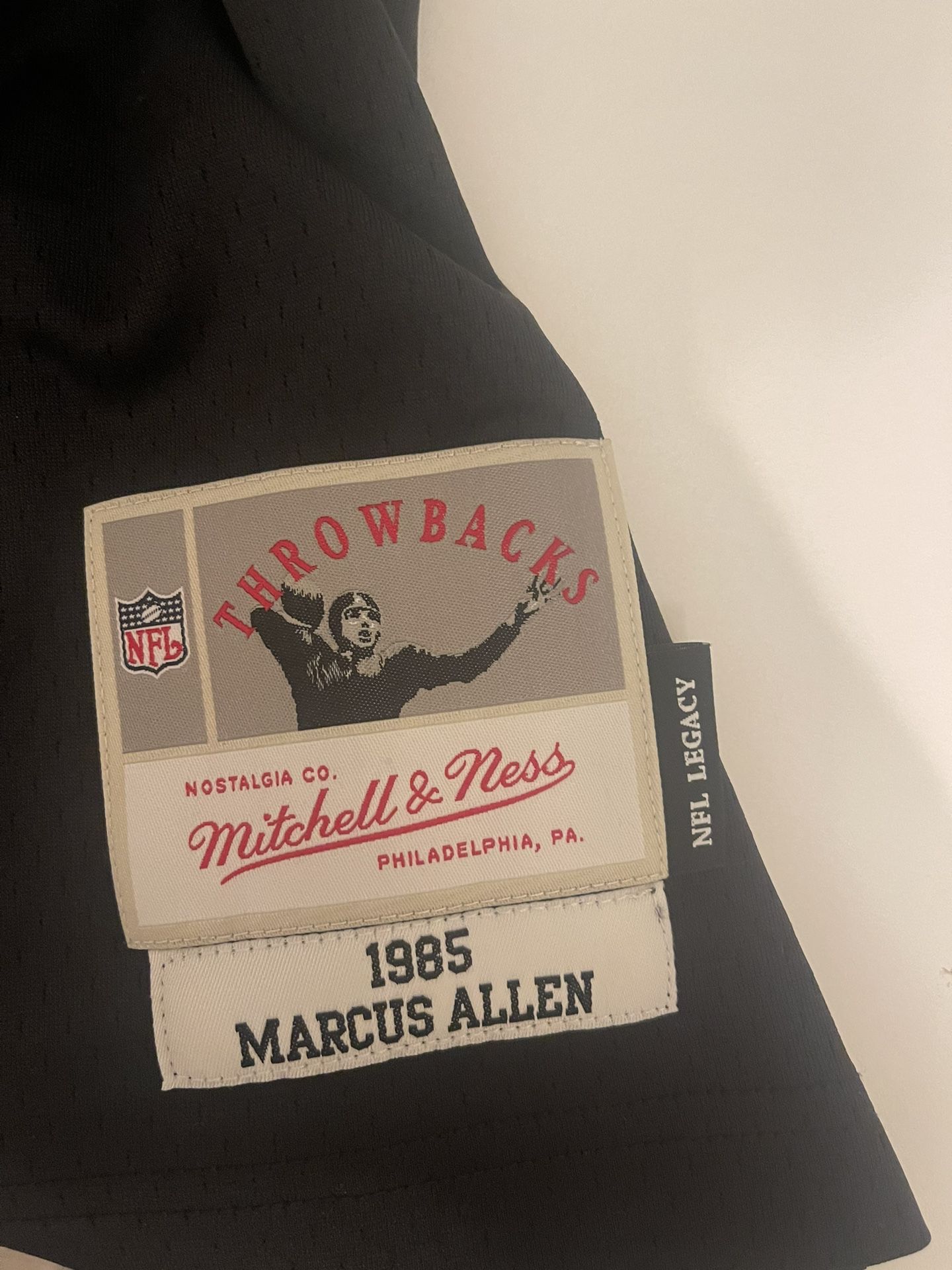 NFL Los Angeles Raiders Men's Mitchell & Ness 1985 Marcus Allen #32 Jersey  Black - The Locker Room of Downey