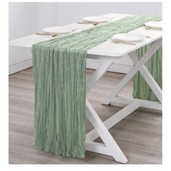 Sage Green Table Runner (120”)