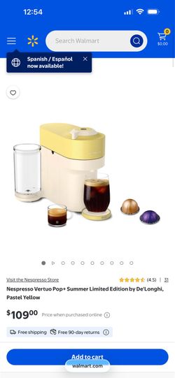 Nespresso machine