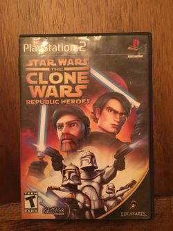 Sony ps2 Star Wars clone wars