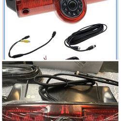 Open Box Brake Light Rear View Reverse Backup Camera Compatible with 2003-2019 Chevy Express GMC Savana Van 1(contact info removed) 3500