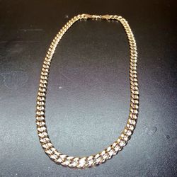 24" 18K Gold Plated Cuban Link Chain