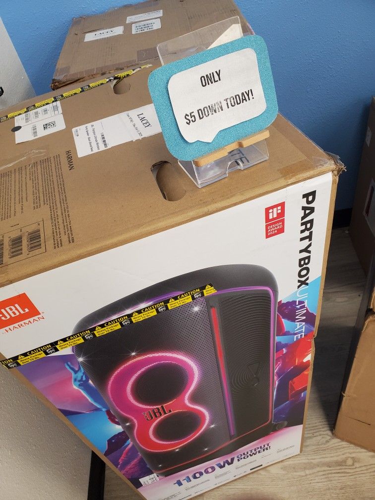 ๐ JBL PartyBox Ultimate โ Bring the Club to You! Get Yours Today with $5 Down! - Bluetooth Speaker