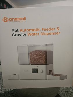 Oneida lol Automatic cat feeder and water